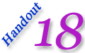 Handout 18